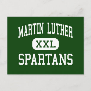 Martin Luther - Spartans - High - Greendale Vykort