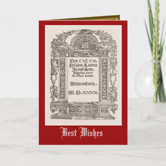Martin Luther, Wittemberg 1532 Kort