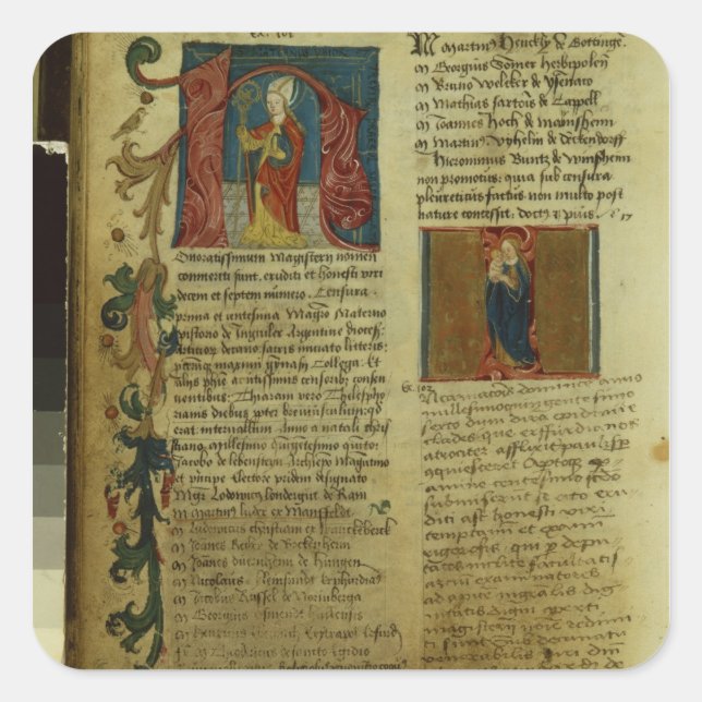 Martin Luther's Enrolment Fyrkantigt Klistermärke (Framsida)