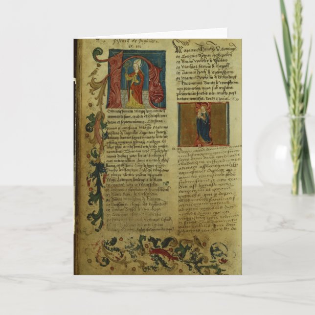 Martin Luthers inskrivning Kort (Framsida)