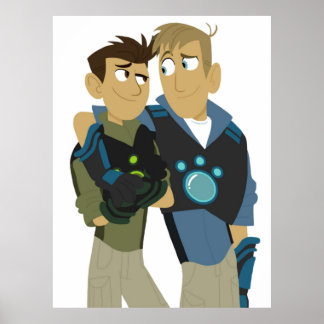 Martin och Chris Kratt Vild Kratts Poster