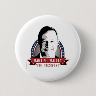 Martin O'Malley för president 2016 Spangled banre Knapp