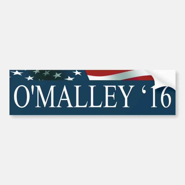 Martin O'Malley President 2016 Bildekal (Framsidan)