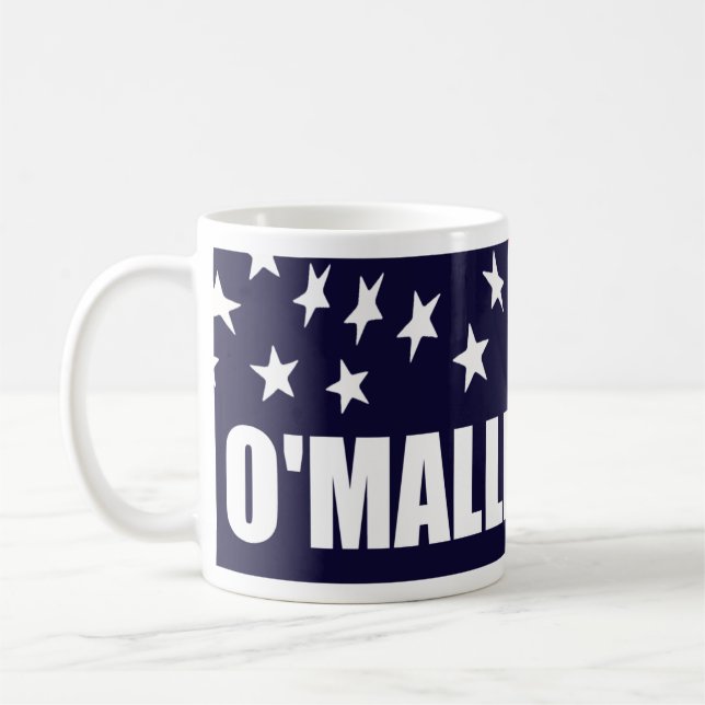 Martin O'Malley presidentamerikanska flaggan 2016 Kaffemugg (Vänster)