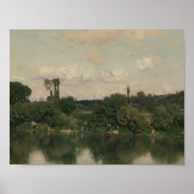 Martin Rico y Ortega - på Seine Poster (Framsidan)