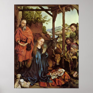 Martin Schongauer - tillbedjan av shepherdset Poster