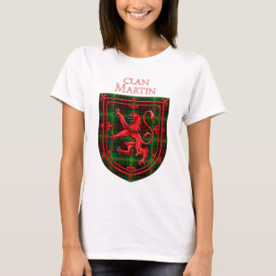 Martin Tartan Scottish Play Lejon Rampant T Shirt