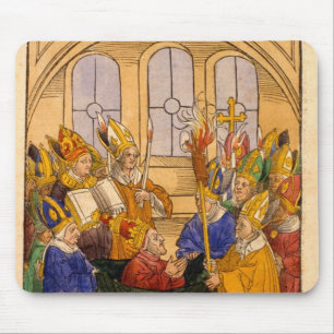 Martin V installeras som Pope Musmatta