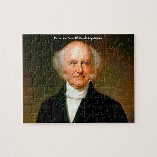 Martin Van Buren 8:e presidenten i Amerika. Pussel (Horisontell)