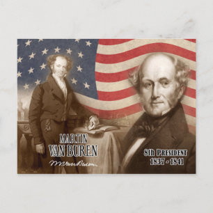 Martin Van Buren - 8:e presidenten i USA Vykort