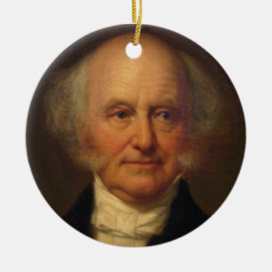 Martin Van Buren 8:e talman Julgransprydnad Keramik