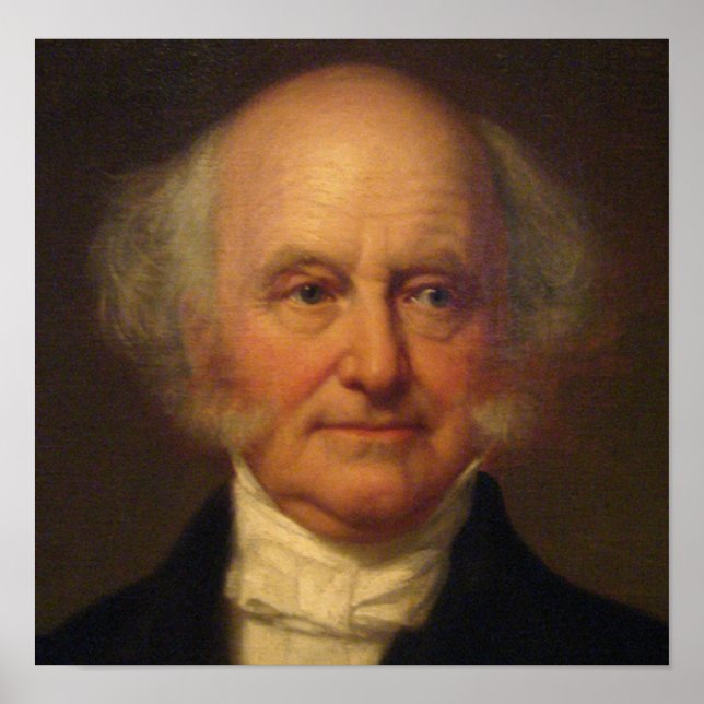 Martin Van Buren 8:e talman Poster (Framsidan)
