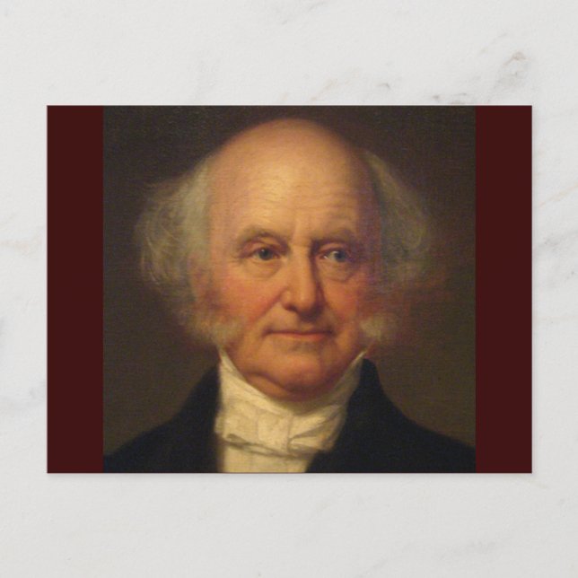 Martin Van Buren 8 Vykort (Framsida)