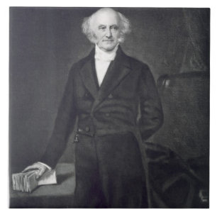 Martin Van Buren 8th president av den eniga Kakelplatta