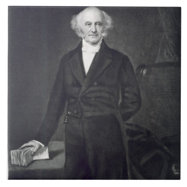 Martin Van Buren 8th president av den eniga Kakelplatta (Framsidan)