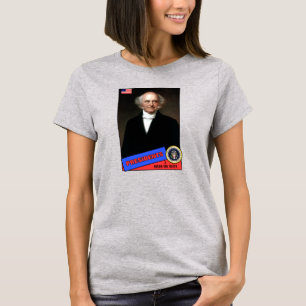 Martin Van Buren Basebollkort Tee Shirt