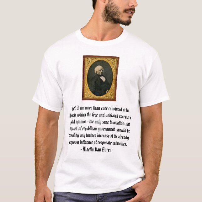 Martin Van Buren T-shirt (Framsida)