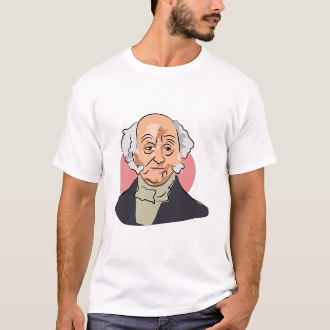 Martin Van Buren T-shirt (Framsida)