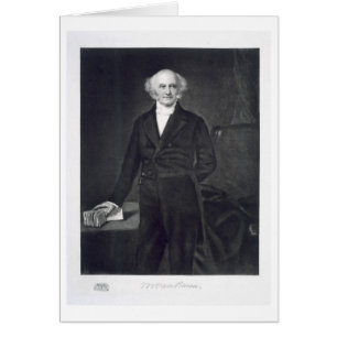 Martin Van Buren, USA:s åttonde president Hälsningskort