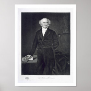 Martin Van Buren, USA:s åttonde president Poster