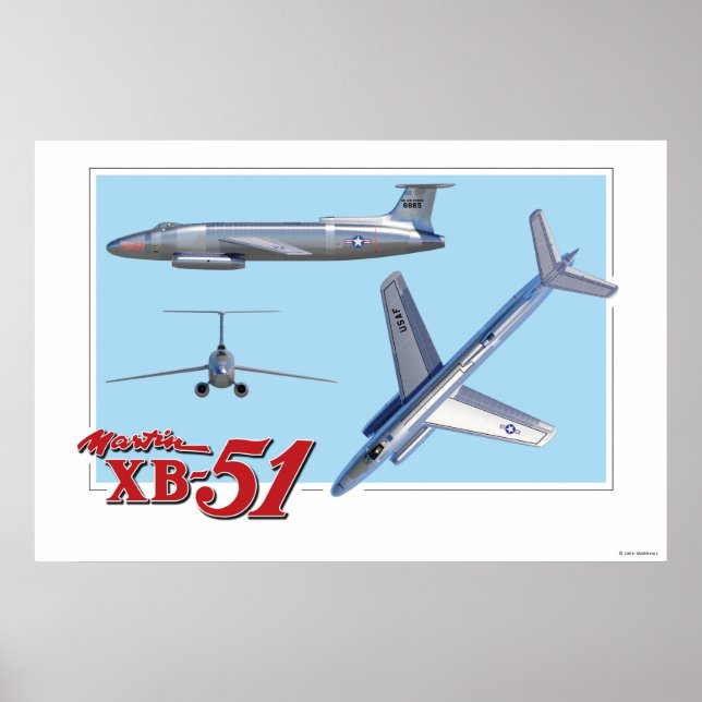 Martin XB-51 Poster (Framsidan)