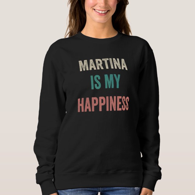Martina är min lycka t shirt (Framsida)