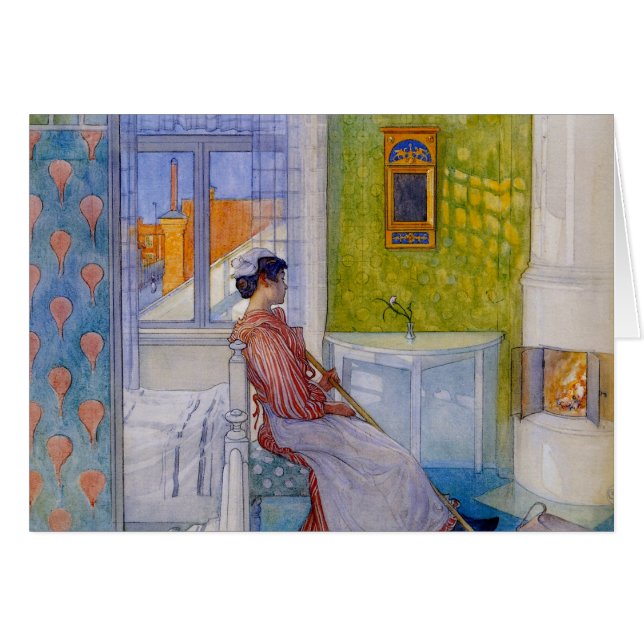 Martina Maid vid Rest Hälsningskort (Framsidan Horizontal)