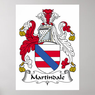 Martindale familjvapensköld poster