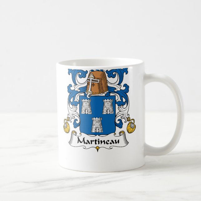 Martineau familjvapensköld kaffemugg (Höger)