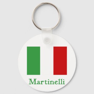 Martinelli italiensk flagga nyckelring