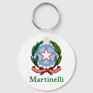 Martinelli Republiken Italien Nyckelring