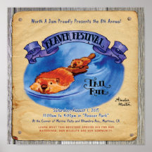 Martinez Beaver Festival Svan Ride Poster