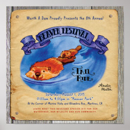 Martinez Beaver Festival Svan Ride Poster