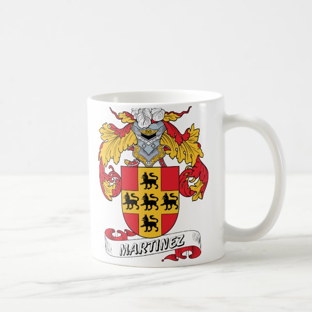 Martinez familjvapensköld kaffemugg (Höger)