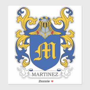 Martinez Family Crest Klistermärken