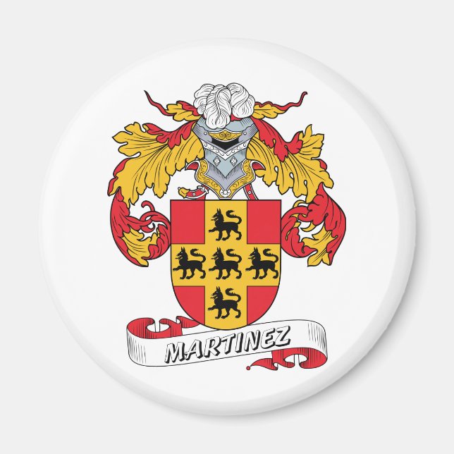 Martinez Family Crest Magnet (Framsidan)