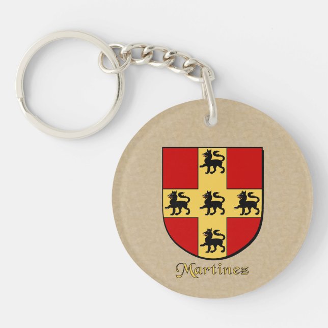 Martinez Historical Shield med Flagga Mexiko (Framsidan)