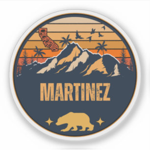 Martinez, Kalifornien Klistermärken