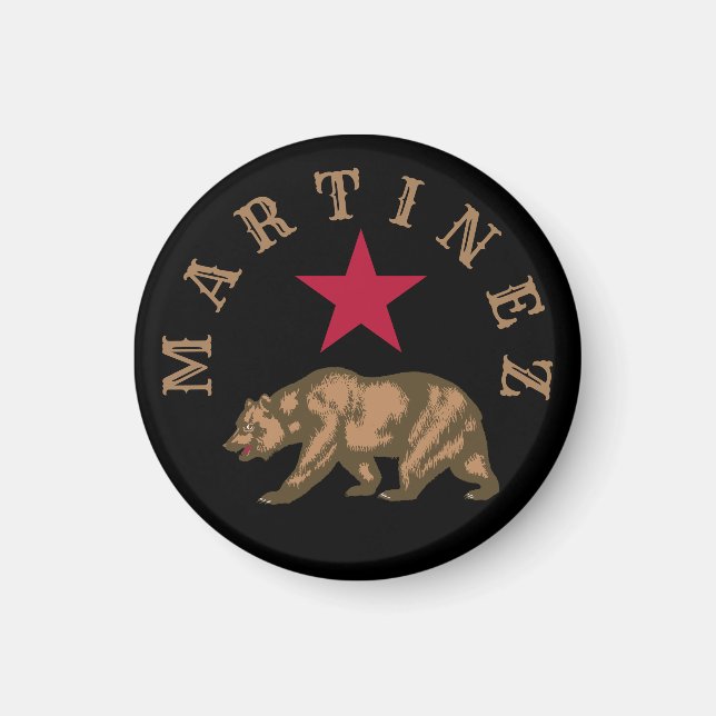 Martinez, Kalifornien Magnet (Framsidan)