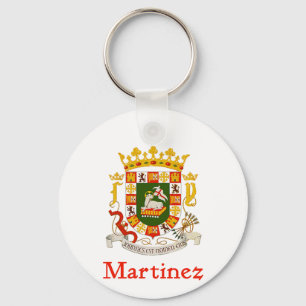 Martinez skyddar av Puerto Rico Nyckelring