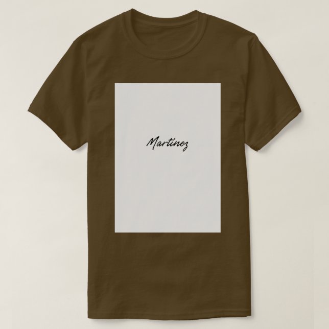 Martinez T Shirt (Design framsida)