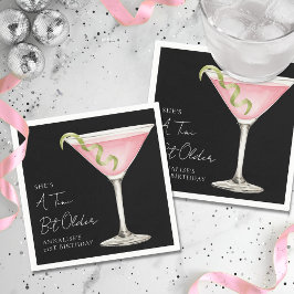 Martini A Tini Bit äldre födelsedag Pappersservett