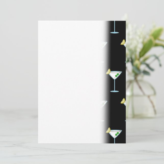 Martini Älskare Cocktail Glass Bartender Alkohol Spara Datumet (Stående Fram)