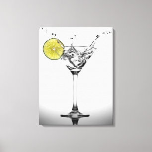"Martini and A Stänk" Wall Art Canvastryck