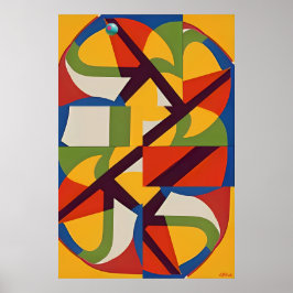 Martini Bird Watching Poster