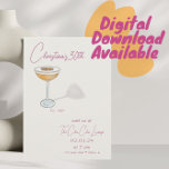 Martini Birthday-inbjudan Inbjudningar<br><div class="desc">Gå med oss en natt med firande och koffeinfri roligt med vår Espresso Martini-inbjudan på födelsedagen. Den här inbjudan till snyggt innehåller en elegant design med en nod till allas favoritcocktail. Perfekt för en födelsedagsmat på din favoritcocktail pub eller en mysigt sammankomst hemma, denna inbjudan anger tonen för en natt...</div>