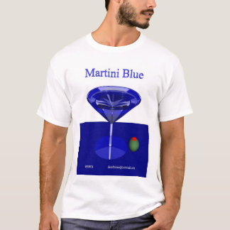 Martini blått (bekläda), t-shirt