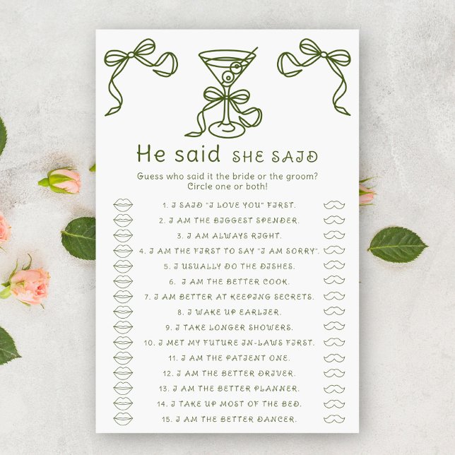 Martini bow möhippa sa att hon sa att spel (Skapare uppladdad)