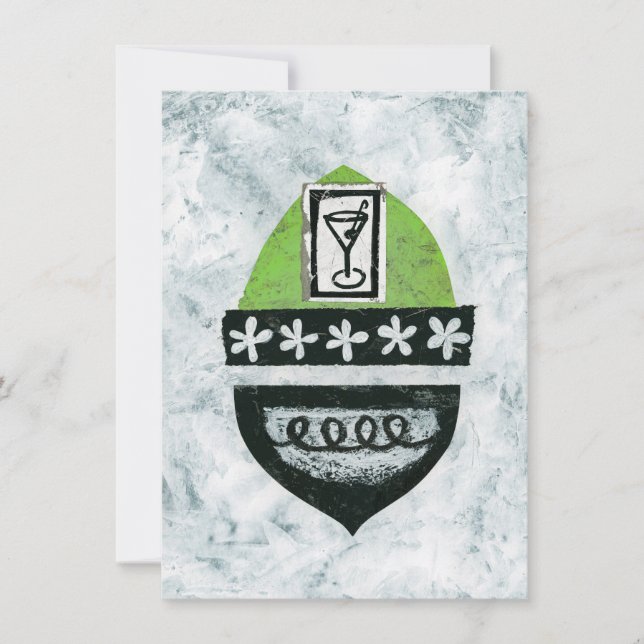 Martini Break-gratulationskort Kort (Framsida)