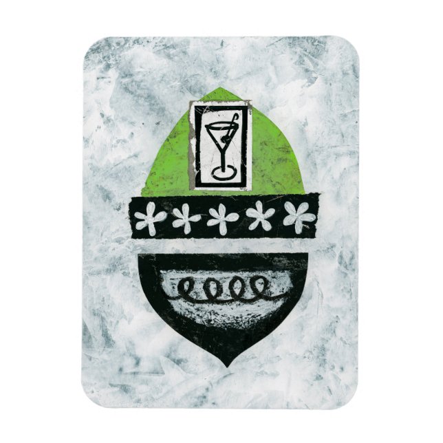 Martini Break Refrigerator Magnet (Vertikal)